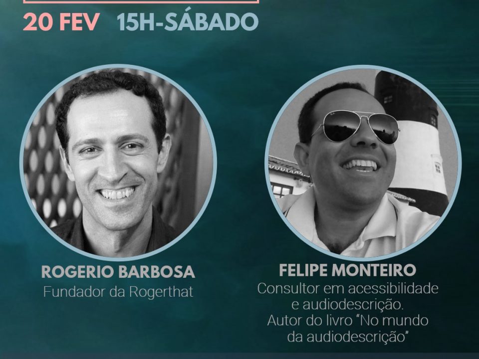 Live com Rogério Barbosa sobre acessibilidade e ensino de idiomas - 2021.