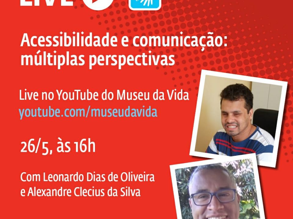 Live "Acessibilidade e comunicação - 2021.