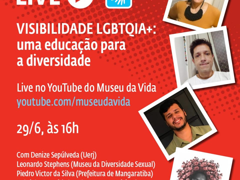 Live 'Visibilidade LGBTQIA+” uma educação para a diversidade' - 2021.