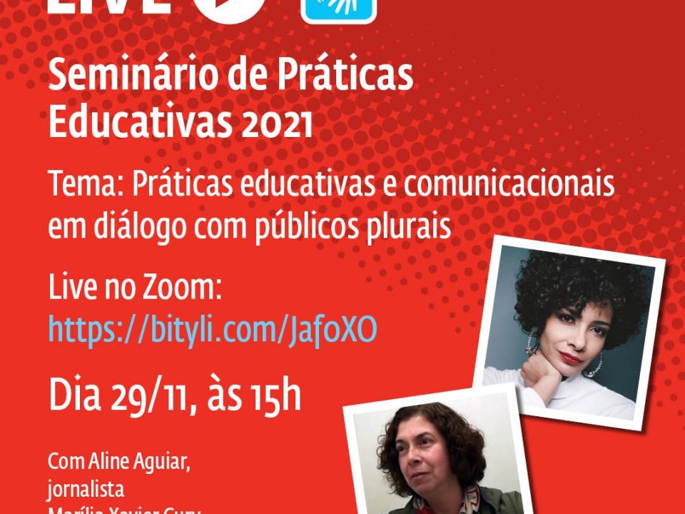 Live Seminário de práticas educativas - FIOCRUZ - RJ - 2021.