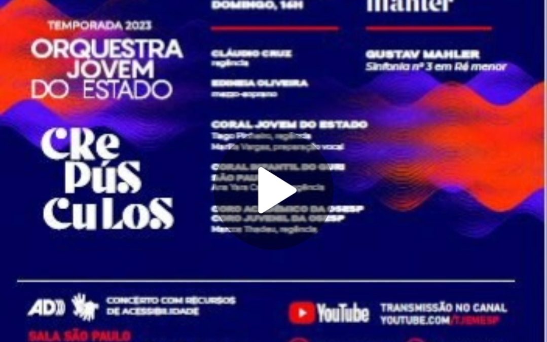 Vídeo de divulgação - Orquestra Jovem de São Paulo - SP - 2023.