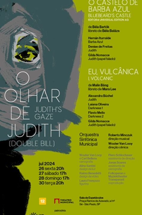 Ópera "O Olhar de Judith (double bill) "- Theatro municipal - Ver com palavras- SP - 2024.